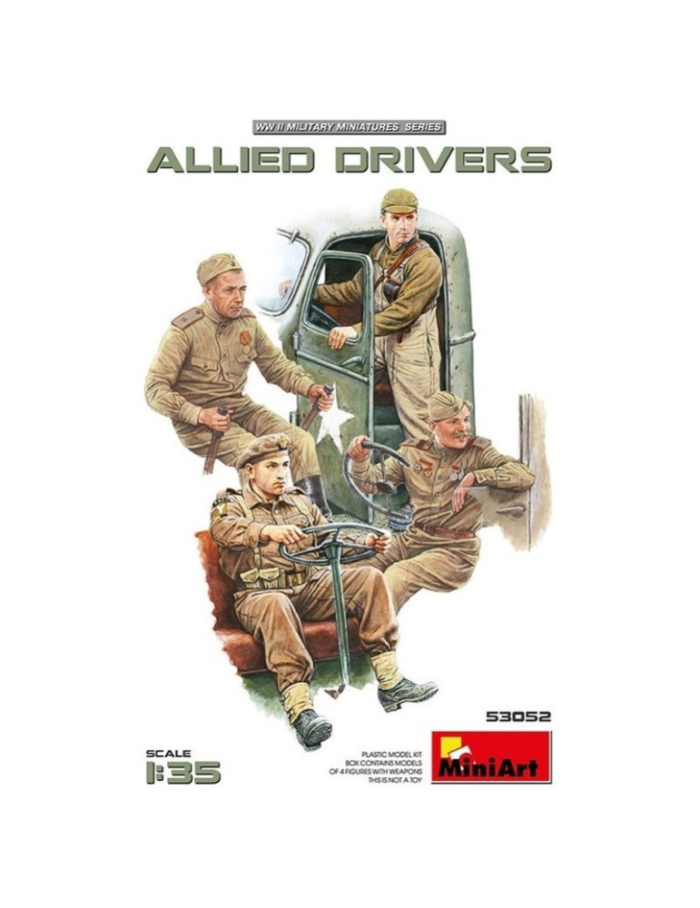 Mini Art 53052. Maqueta de plástico de Conductores Aliados. Escala 1/35