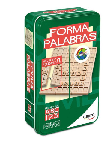 Cayro 128. Juego de mesa Formapalabras de Viaje. Más de 7 años. De 2 a 4 jugadores