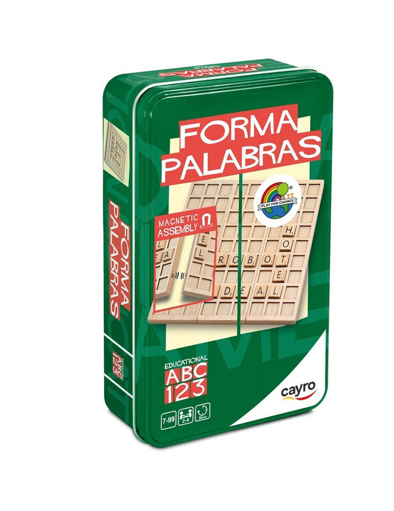 Cayro 128. Juego de mesa Formapalabras de Viaje. Más de 7 años. De 2 a 4 jugadores