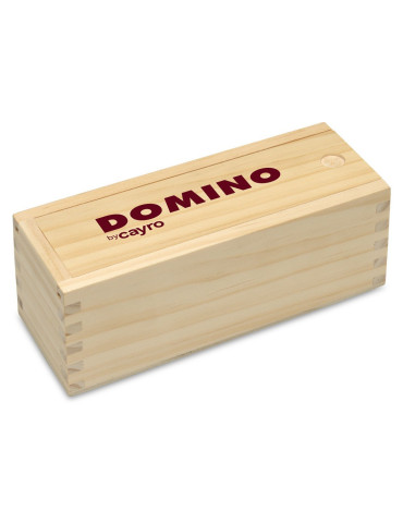 Cayro 243. Dominó Chamelo en caja de madera. De 2 a 4 jugadores