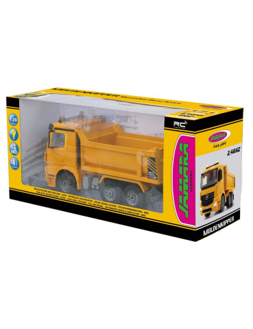 Jamara 404940. Camión volquete Mercedes-Benz Arocs de Escala 1:20. Emisora de 2,4GHz 2