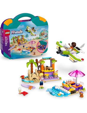 Lego 42672 Friends. Playa Creativa y Maleta de Viaje. Más de 5 años. 188 piezas