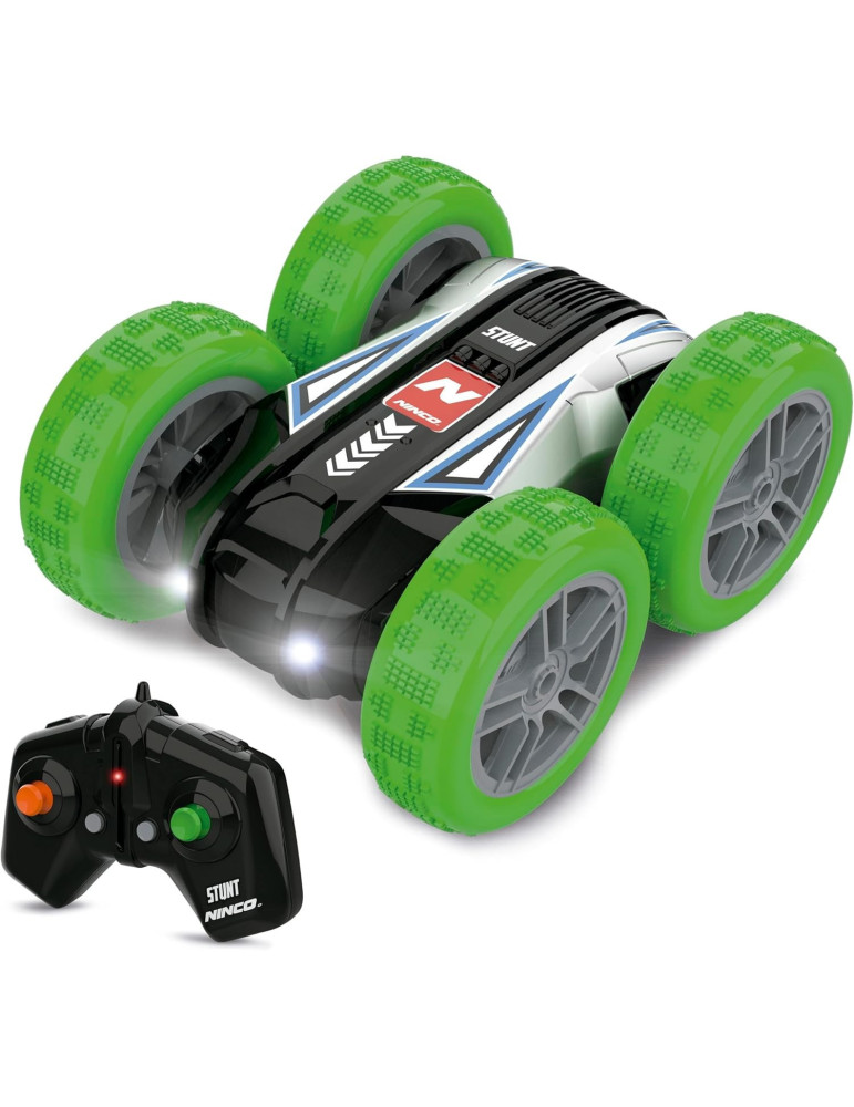 Ninco NH93204. Coche Radiocontrol Stunt Green 2.  Emisora de 2,4Ghz