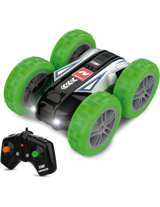 Ninco NH93204. Coche Radiocontrol Stunt Green 2.  Emisora de 2,4Ghz