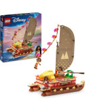 Lego 43270 Disney. Canoa de Aventuras de Vaiana. Más de 6 años. 529 piezas