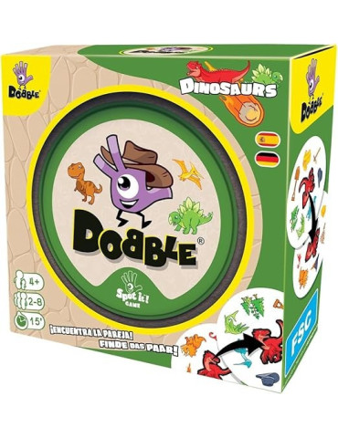 Zygomatic DOBDIN07ESD Juego Dobble Dinosaurs. 2-8jug. +4 años