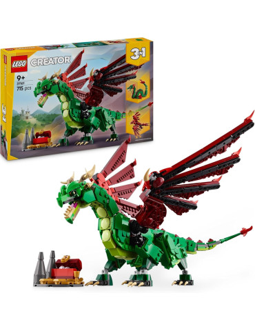 Lego 31161 Creator. Dragón Medieval. Más de 9 años. 715 piezas