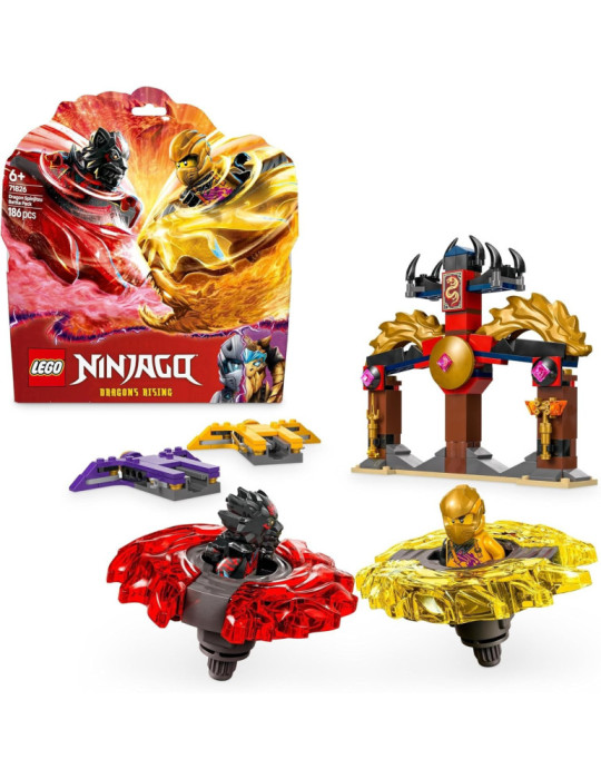 Lego 71826 Ninjago. Pack de Combate: Spinjitzu del Dragón. +6 años. 186 Piezas