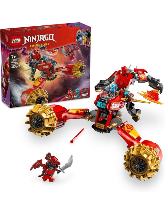 Lego 71830 Ninjago. Moto-Meca de la Tormenta de Kai. +7 años. 333 Piezas