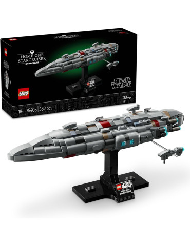 Lego 75405 Star Wars. Crucero Estelar Hogar Uno. +18 años. 559 Piezas