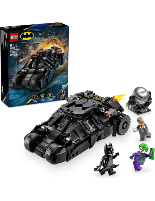 Lego 76303 Batman. Tumbler de Batman vs. Two-Face y The Joker. +8 años. 429 Piezas
