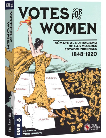 Devir BGVOTSP. Juego de mesa Votes for Women. 1-4 jug +14 años