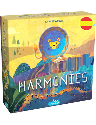 Libellud LIBTL01ES Juego de mesa Harmonies. 1-4jug. +10 años