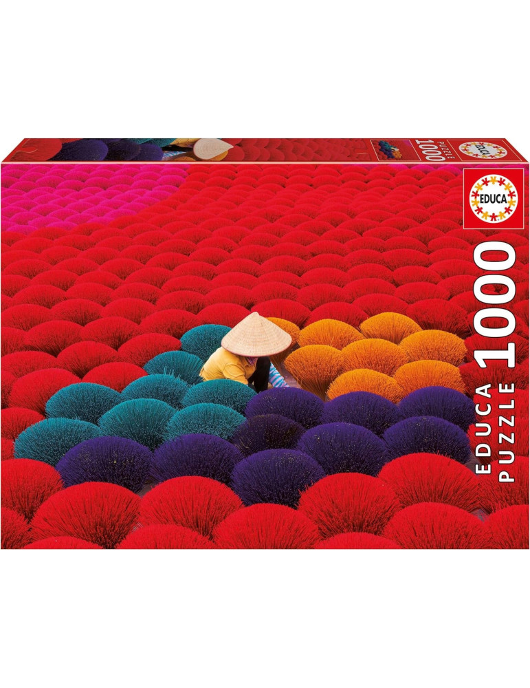 Educa 20282. Puzzle de 1000 Piezas Aldea del Incienso. 68x48cm