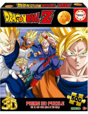 Educa 20274. Puzzle 3D Lenticular de 500 Piezas Dragon Ball. 61x46cm