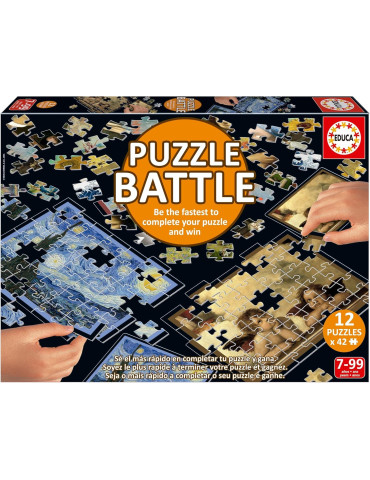 Educa 20122. Puzzle Battle Art. 12 puzzles de 42 piezas