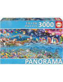 Educa 20265. Puzzle de 3000 piezas Vida panorámico. 144x68cm