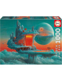 Educa 20237. Puzzle de 1000 piezas Planeta de Fuego y Hielo. 68x48cm