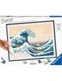 Ravensburger 23690. Kit para Pintar por Números Gran Ola de Kanagawa. 30x40cm