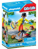 Playmobil 71245 Special Plus. Paramédico con Paciente. 4-10 años