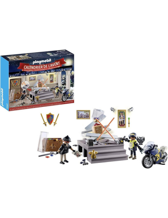 Playmobil 71347. Calendario de Adviento Robo en el museo. 4-10 años