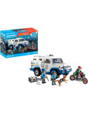 Playmobil 71597 Action Heroes. Transportador de Dinero. 4-10 años