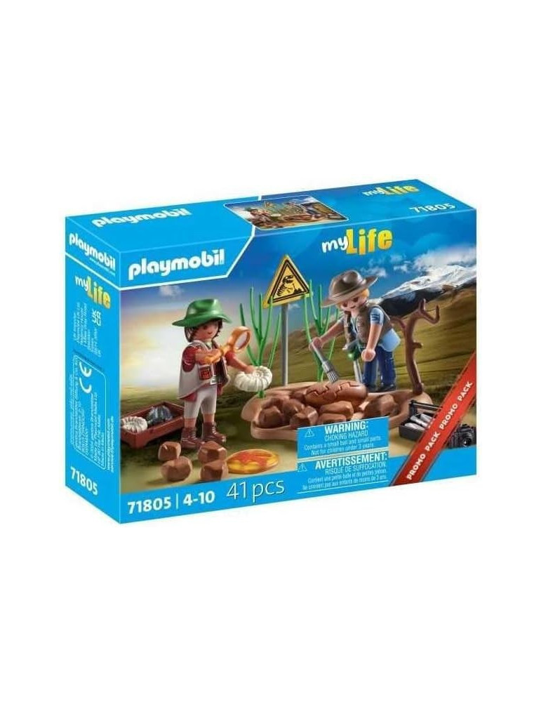 Playmobil 71805 MyLife. Excavación paleontológica. 4-10 años