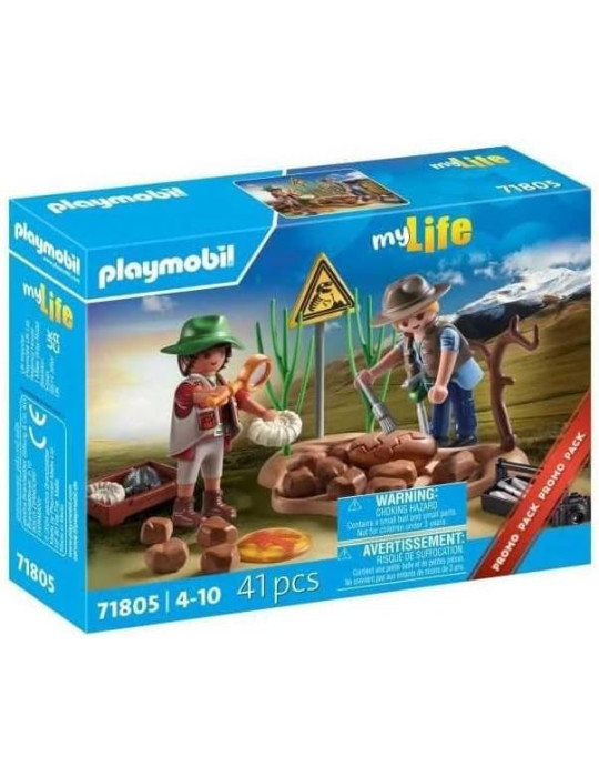 Playmobil 71805 MyLife. Excavación paleontológica. 4-10 años