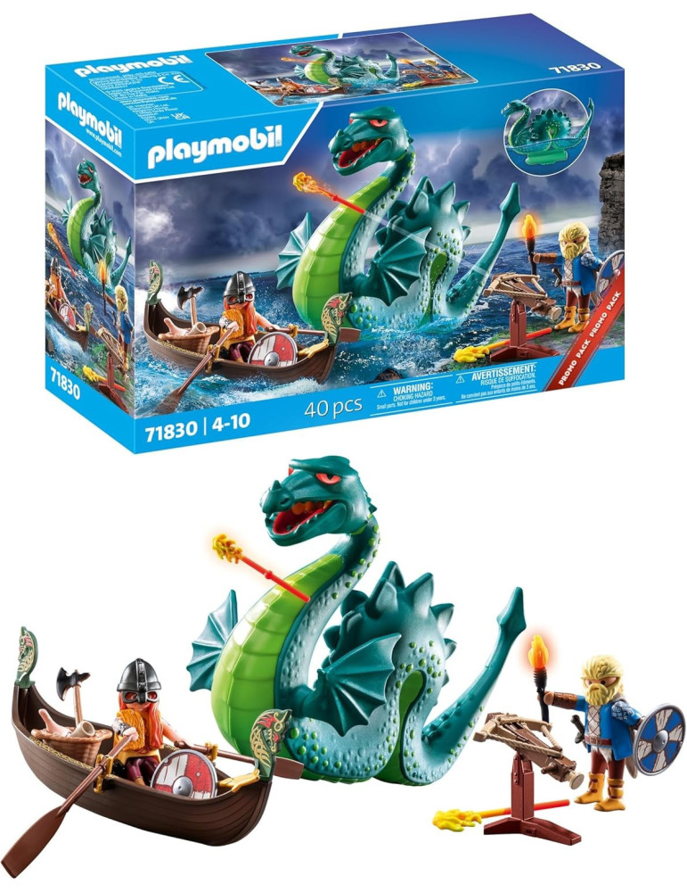 Playmobil 71830 Promo Pack. Vikingo con Monstruo Marino. 4-10 años