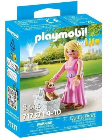 Playmobil 71737 MyLife. It-girl con Chihuahua. 4-10 años