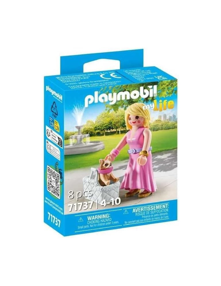 Playmobil 71737 MyLife. It-girl con Chihuahua. 4-10 años