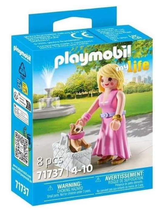 Playmobil 71737 MyLife. It-girl con Chihuahua. 4-10 años