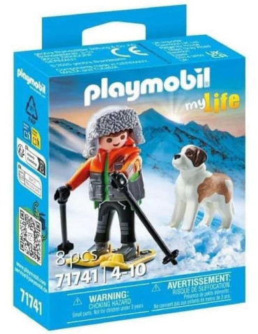 Playmobil 71741 MyLife. Senderista con San Bernardo. 4-10 años
