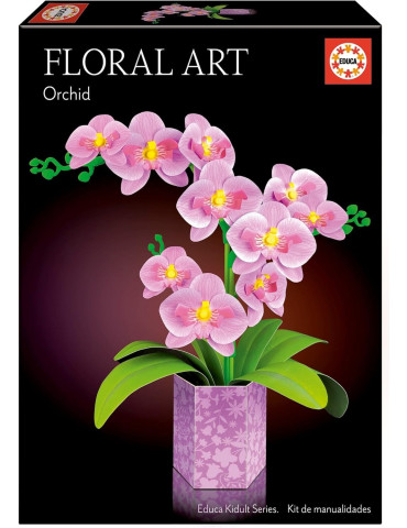 Educa 20135. Orquídea Floral Art. kit de manualidades. 42cm