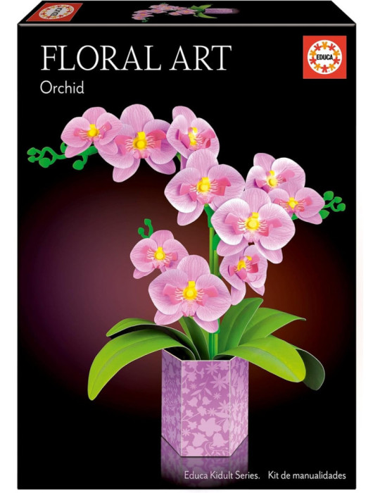 Educa 20135. Orquídea Floral Art. kit de manualidades. 42cm