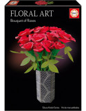 Educa 20139. Ramo de Rosas Floral Art. kit de manualidades. 42cm