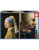 Educa 20309. 2 Puzzles de 1000 Piezas de Vermeer. 68x48cm