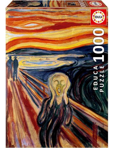 Educa 20308. Puzzle de 1000 Piezas del Grito de Munch. 68x48cm