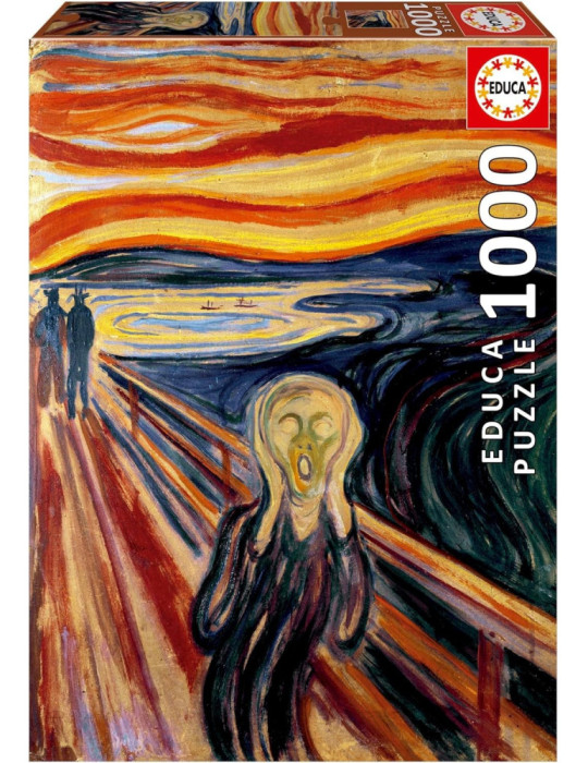 Educa 20308. Puzzle de 1000 Piezas del Grito de Munch. 68x48cm