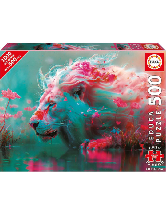 Educa 20234. Puzzle Plus de 500 Piezas del Rey de Las Flores. 68x48cm