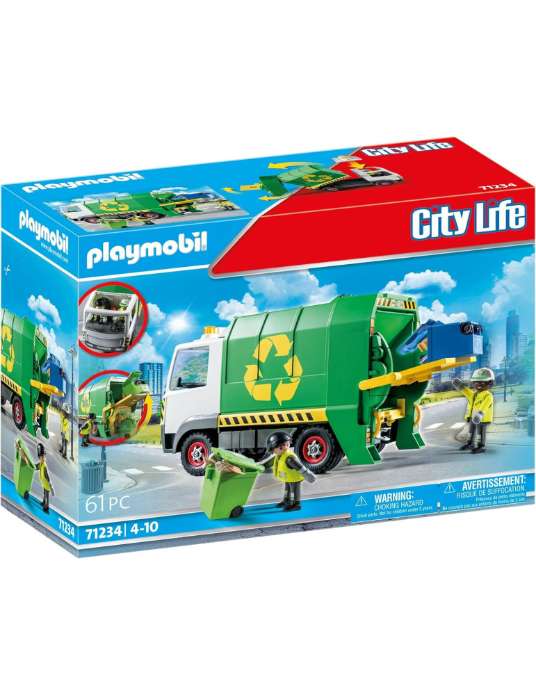 Playmobil 71234 City Action. Camión de reciclaje. 4-10 años