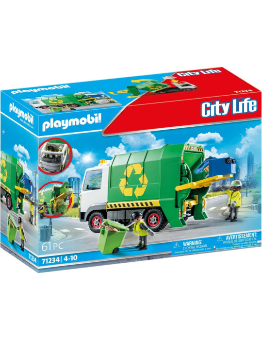 Playmobil 71234 City Action. Camión de reciclaje. 4-10 años