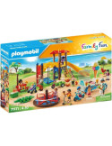 Playmobil 71570 Family Fun. Gran Parque Infantil con toboganes. 4-10 años
