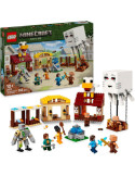 Lego Minecraft 21273. El Ataque a la Aldea del Globo de Ghast. Más de 10 años. 555 piezas