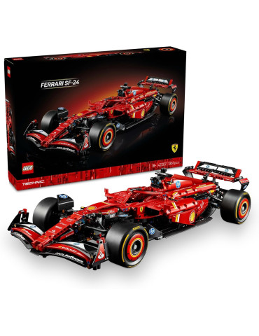Lego Technic 42207. Coche Ferrari SF-24 F1. Más de 18 años. 1361 piezas