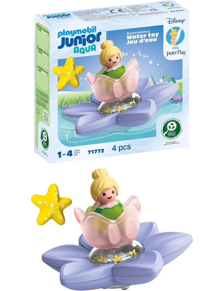 Playmobil Junior & Disney 71772. La flor flotante de Campanilla. 1-4 años