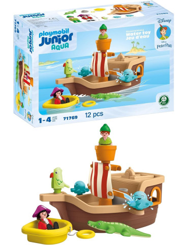 Playmobil Junior & Disney 71769. Barco Pirata de Peter Pan. 1-4 años