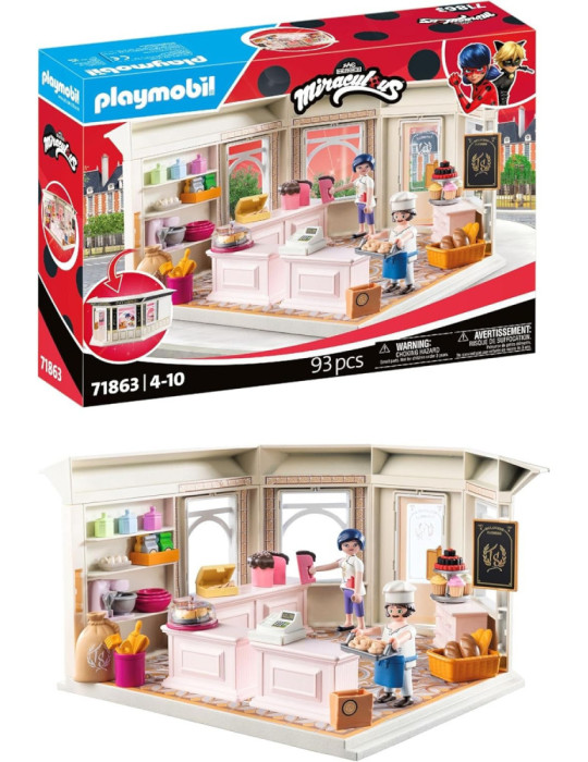 Playmobil Miraculous 71863. Pastelería Francesa. 4-10 años