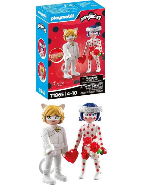Playmobil Miraculous 71865. Ladybug & Cat Noir. 4-10 años