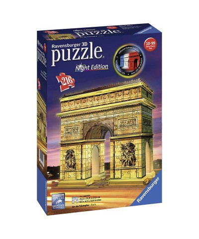 12522 Ravensburger. Puzzle 3D Arco del Triunfo 216 Piezas